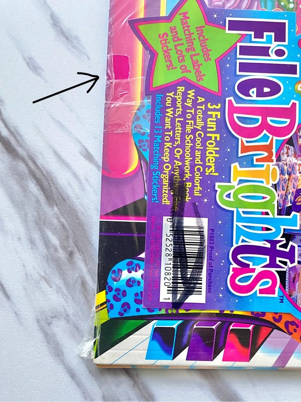 VTG Lisa Frank kittens file folders 4pc set - SIP